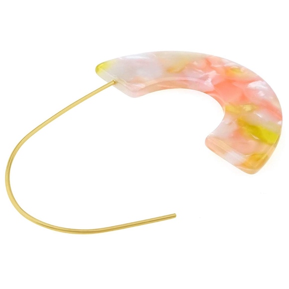 🔴 $8CLEARANCE BaubleBar Style Small Tortoise Hoop - Picture 4 of 6